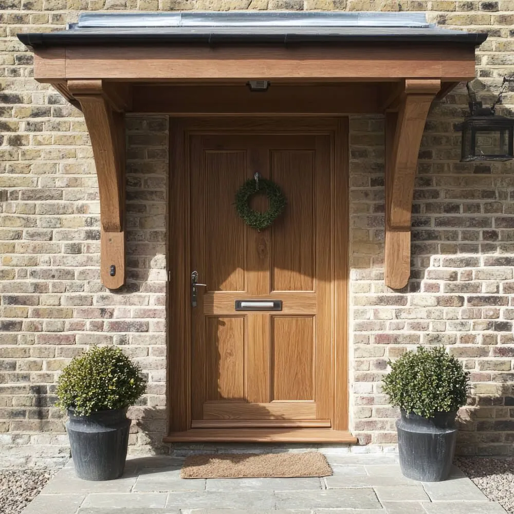 brown front door