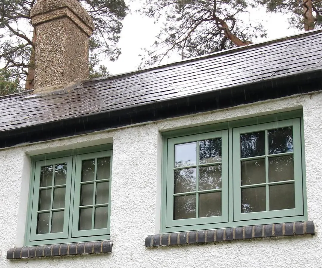 green flush window